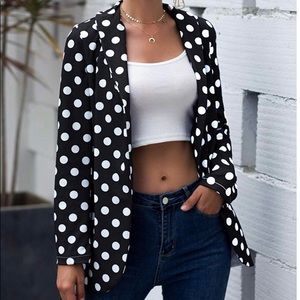 Blazer polka dots. M